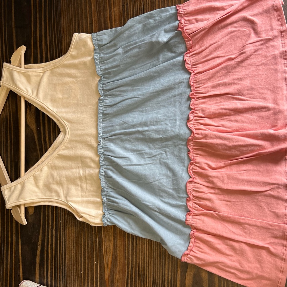 BiBi Cream Sleeveless Top